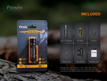 Fenix E12 V2.0 elemlámpa